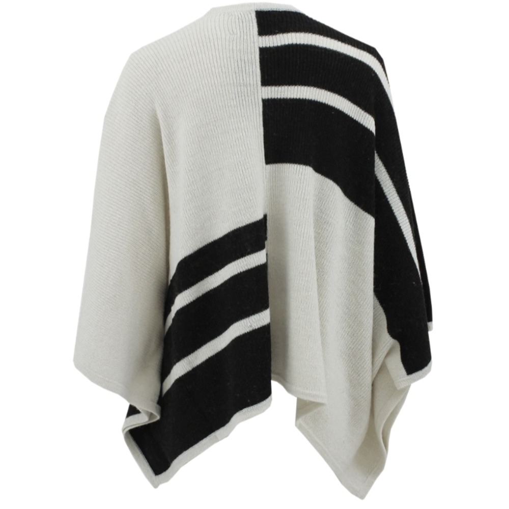 Brochu Walker*Revolve* Drape Front City Knit Alpaca Poncho O/S fits all - Picture 4 of 7
